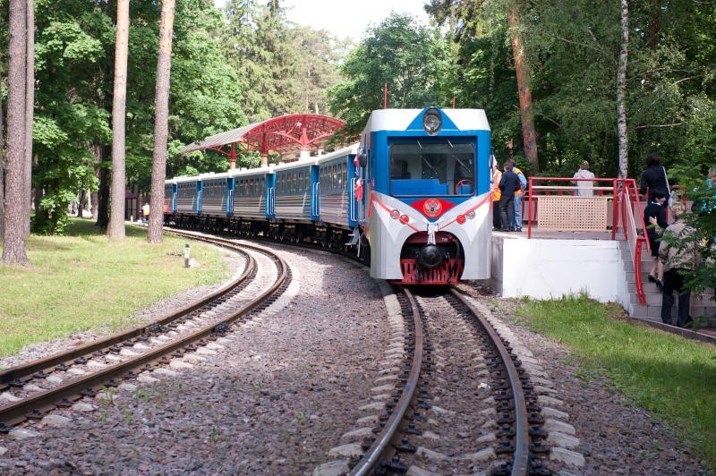 Детская железная дорога в Кратово, возле Раменского
